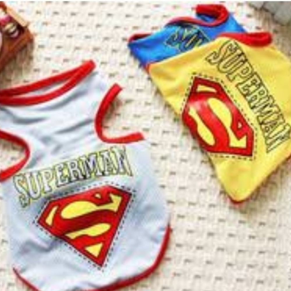 SUPERMAN Dog Tank Top!